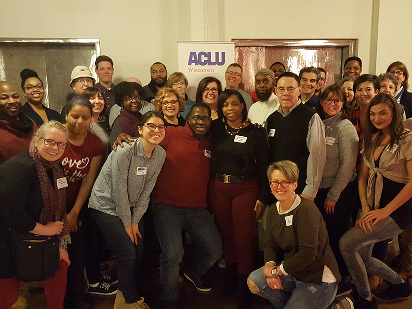 ACLU event group photo